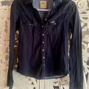 Hollister Blue Checkered Shirt